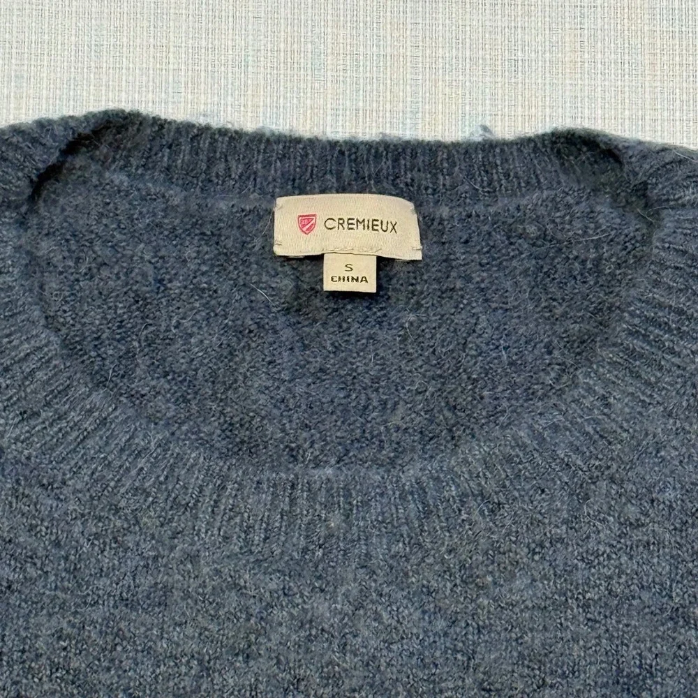 CREMIEUX Womens Grey Long Sleeve Sweater Size‎ S Wool Alpaca Blend Tunic